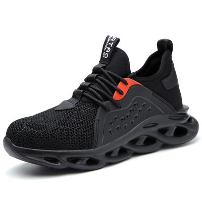 Jeffrey Mesh Composite Steel Toe Safety Shoes Black - Image 3