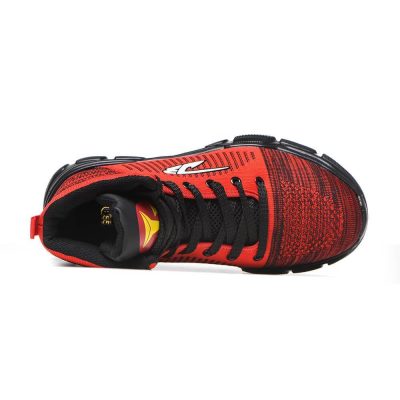 Felix Men's High Top Steel Toe Work Boots Red - Image 3