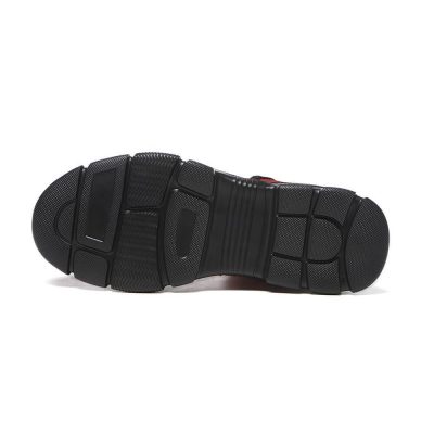 Felix Men's High Top Steel Toe Work Boots Red - Image 4
