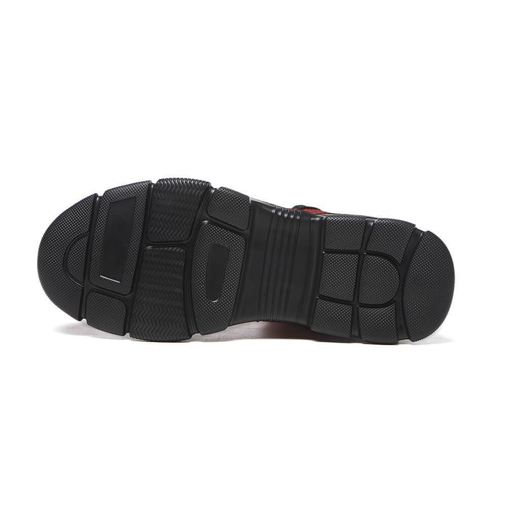 Felix Men's High Top Steel Toe Work Boots Red - Image 4