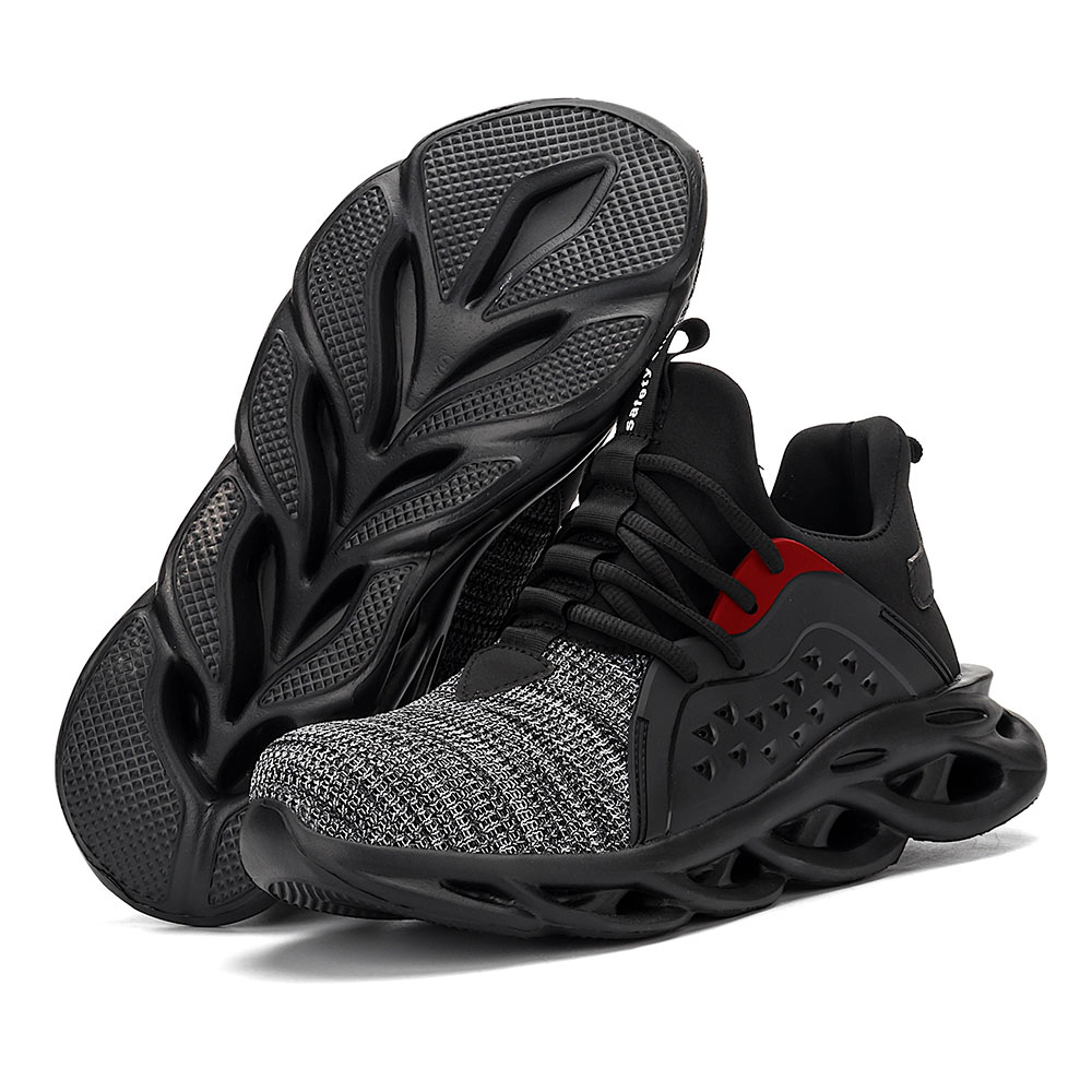 Kaye Men's Lightweight Industrial Safety Shoes Grey - Image 2