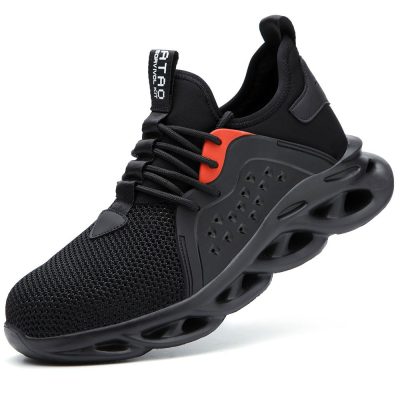 Jeffrey Mesh Composite Steel Toe Safety Shoes Black - Image 5