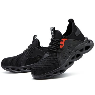 Jeffrey Mesh Composite Steel Toe Safety Shoes Black - Image 6