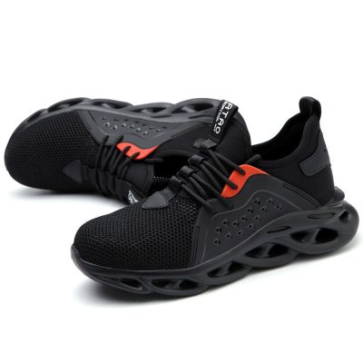 Jeffrey Mesh Composite Steel Toe Safety Shoes Black - Image 7