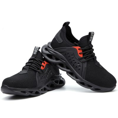 Jeffrey Mesh Composite Steel Toe Safety Shoes Black - Image 8