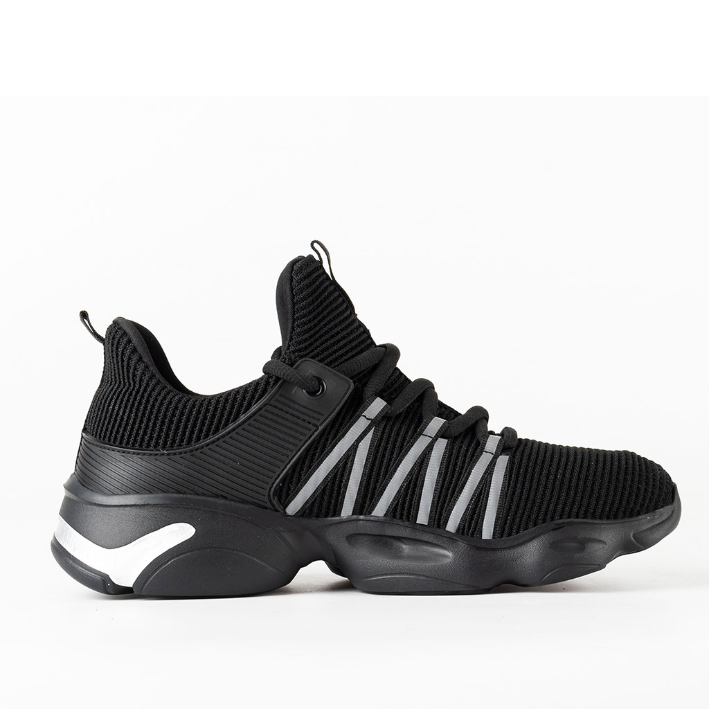 Amber Lightweight Steel Toe Safety Sneakers Black - Image 2