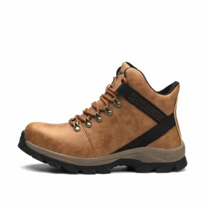 Aldrich Men's Waterproof Steel Toe Work Boot Black