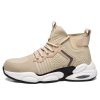 Dylan Steel Toe Sneakers Slip Resistant Safety Work Sneaker Breathable Puncture Proof Beige