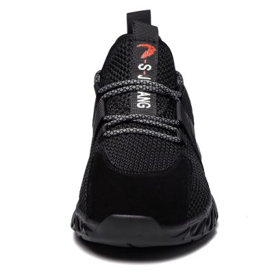 Amos Steel Toe Puncture Resistant Work Shoes Black - Image 6