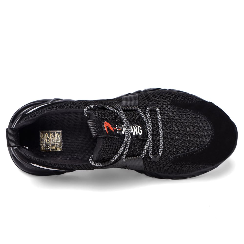 Amos Steel Toe Puncture Resistant Work Shoes Black - Image 8