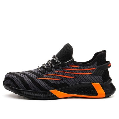Isabella Comfortable Steel Toe Work Shoes Puncture-Resistant Red