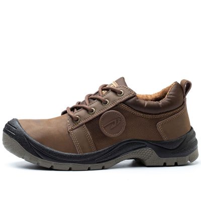 Ryan Lightweight Puncture Resistant Steel Toe Safety Boots Brown