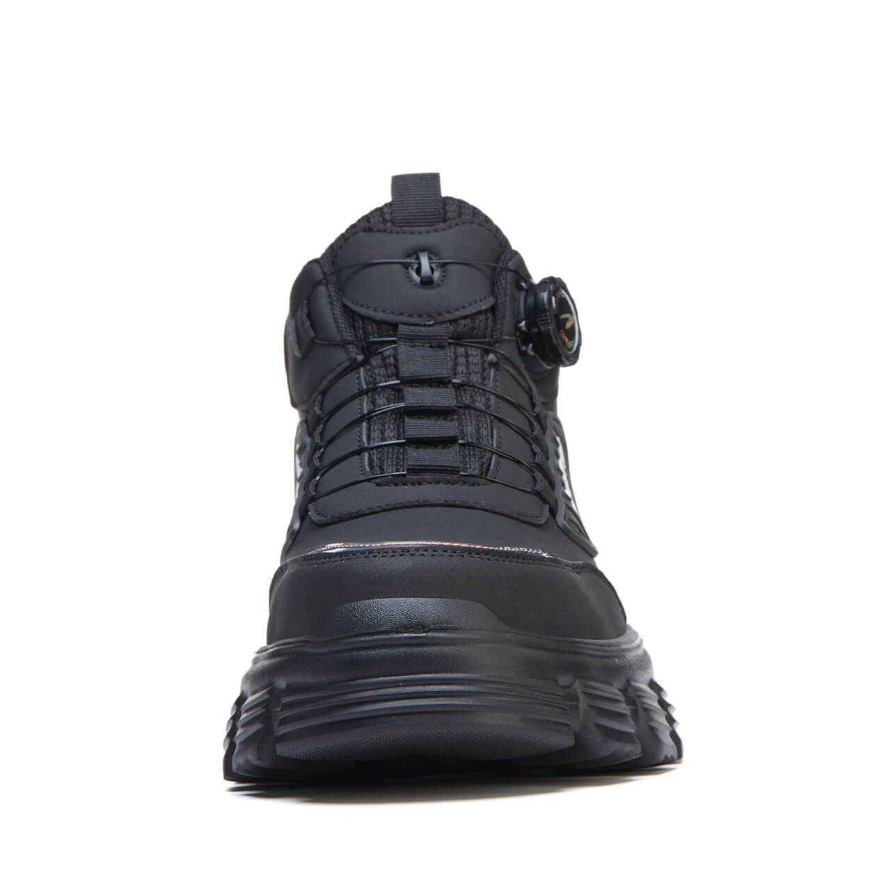 Steven Comfortable Steel Toe Work Shoes Black - Image 4