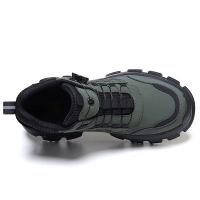 Stuart Lightweight Steel Toe Shoes Green - Image 3