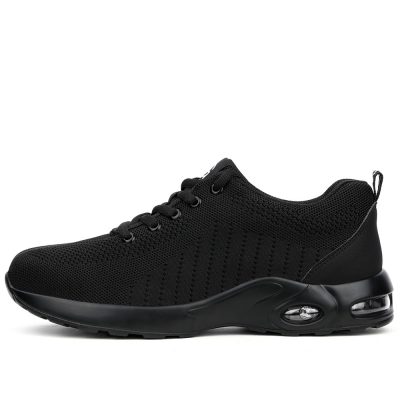 Simon Breathable Steel Toe Shoes Black