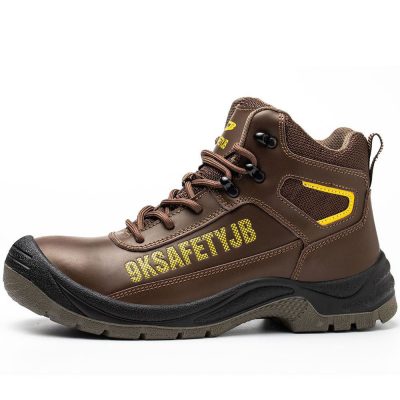 Jack Waterproof Steel Toe Work Boots Brown