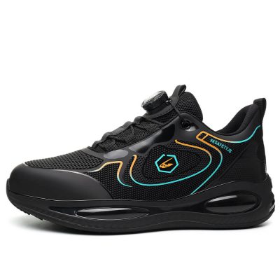 Allen Comfortable Waterproof Steel Toe Work Shoes Black