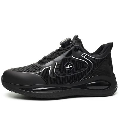 Allen Comfortable Waterproof Steel Toe Work Shoes Black