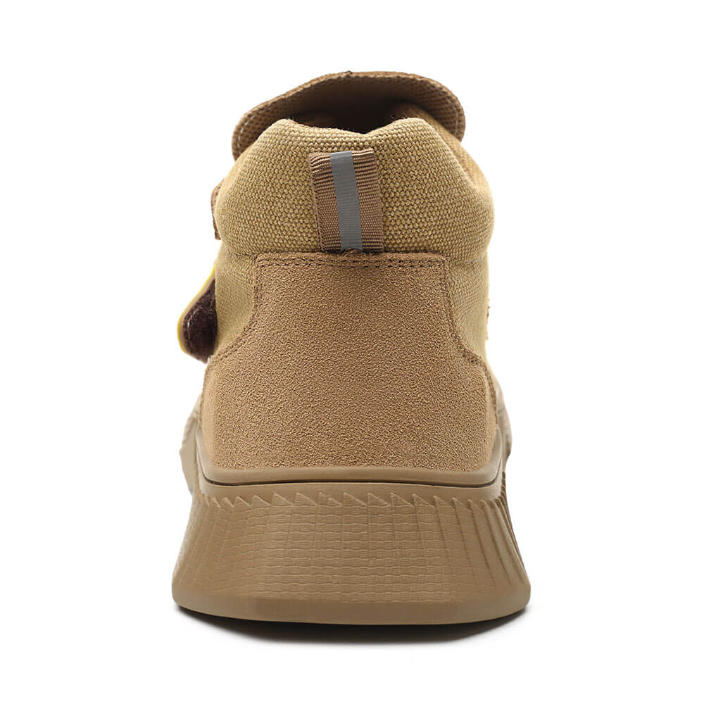 Clare Low Cut Slip On Steel Toe Work Boots Brown Twinkle Amber