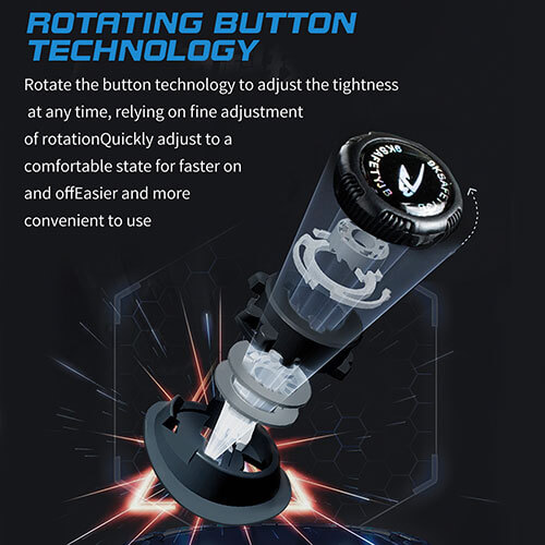 Rotary Button Steel Toe Work Shoes