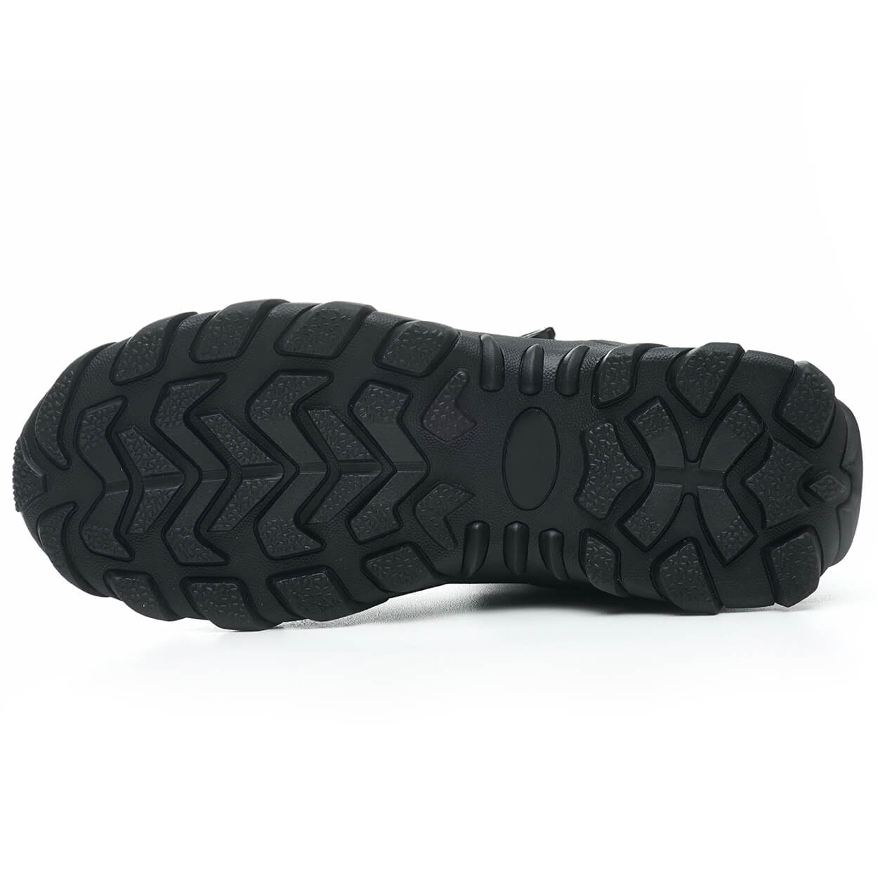 Anders High-Top Twist Lace Non-Slip Lightweight Steel Toe Boots Black - Image 5