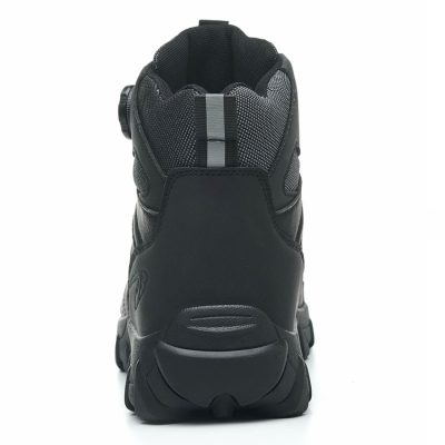 Anders High-Top Twist Lace Non-Slip Lightweight Steel Toe Boots Black - Image 7
