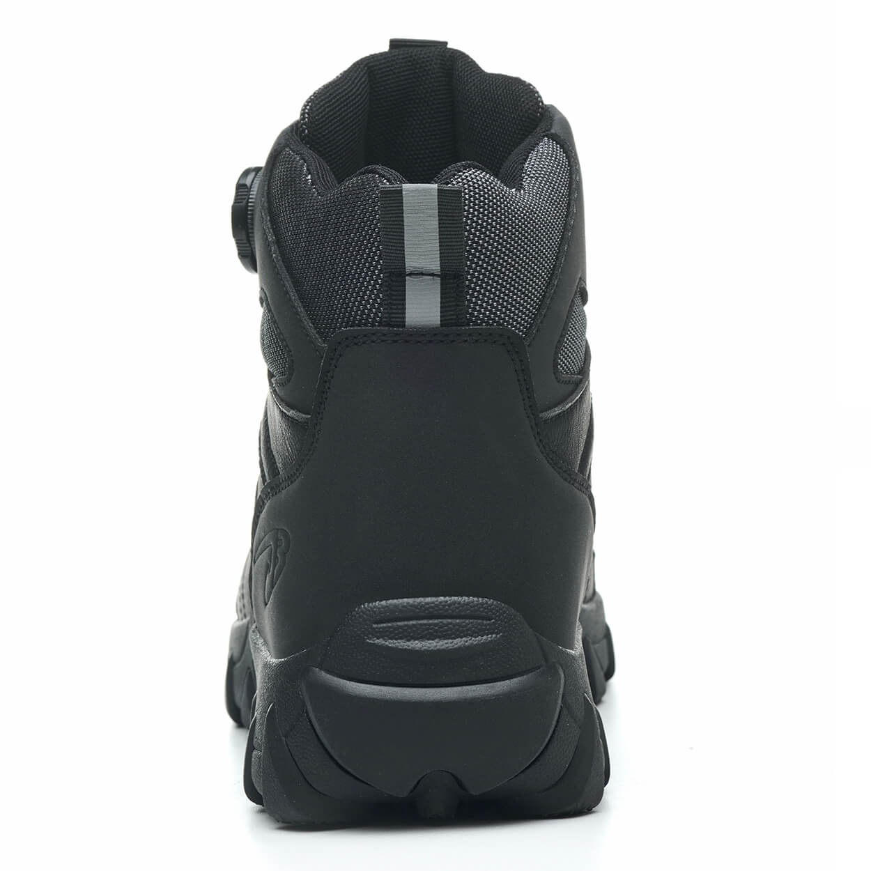 Anders High-Top Twist Lace Non-Slip Lightweight Steel Toe Boots Black - Image 7