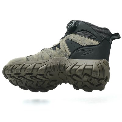 Berg High-Top Slip-Resistant Comfortable Steel Toe Work Boots Green - Image 4