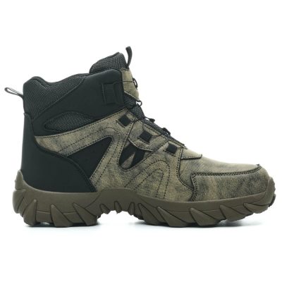 Berg High-Top Slip-Resistant Comfortable Steel Toe Work Boots Green - Image 6