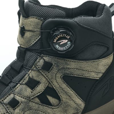 Berg High-Top Slip-Resistant Comfortable Steel Toe Work Boots Green - Image 9