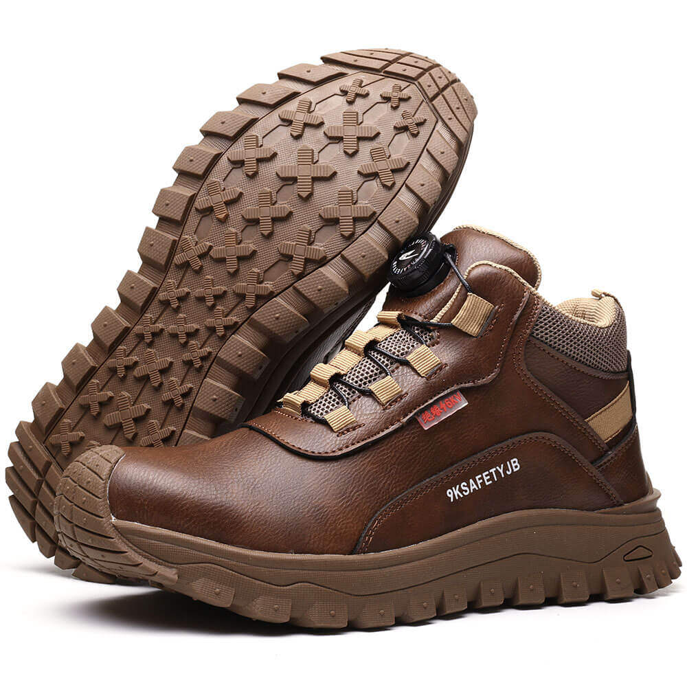 Alger Twist Lock Composite Toe Safety Boots Electrical Insulated Brown - Image 6