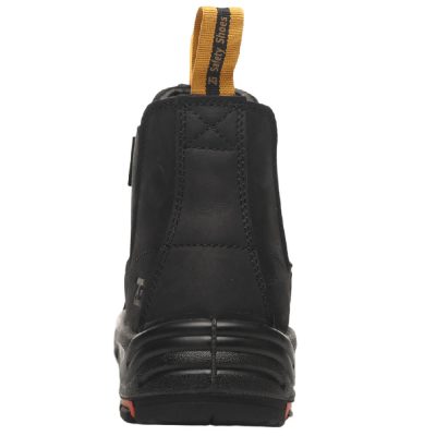 Men's Slip-On Composite Toe Work Boots Black - Image 4