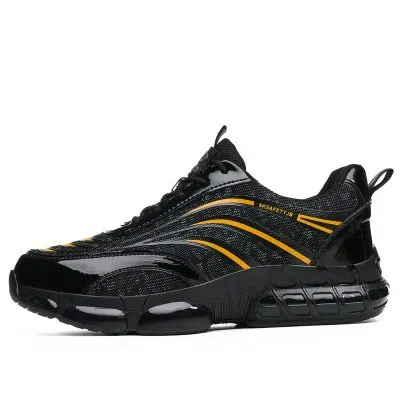 Verne Slip Resistant Steel Toe Work Shoes Yellow
