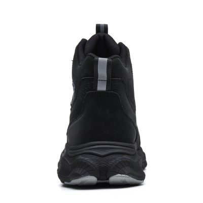 Wyatt Non Slip Steel Toe Work Shoes Black - Image 6