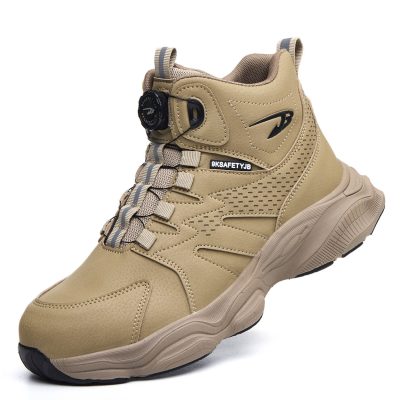 Wythe Steel Toe Slip Resistant Shoes Khaki - Image 3