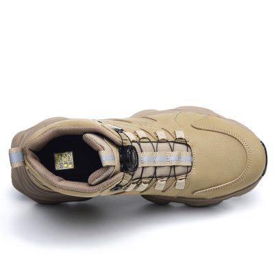 Wythe Steel Toe Slip Resistant Shoes Khaki - Image 5