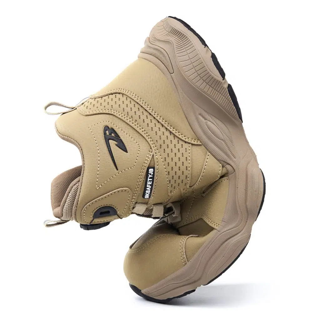 Wythe Steel Toe Slip Resistant Shoes Khaki