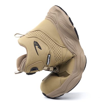 Wythe Steel Toe Slip Resistant Shoes Khaki - Image 7