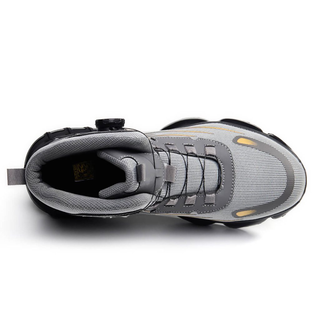 Sidney Comfort High Top Steel Toe Work Shoes Black