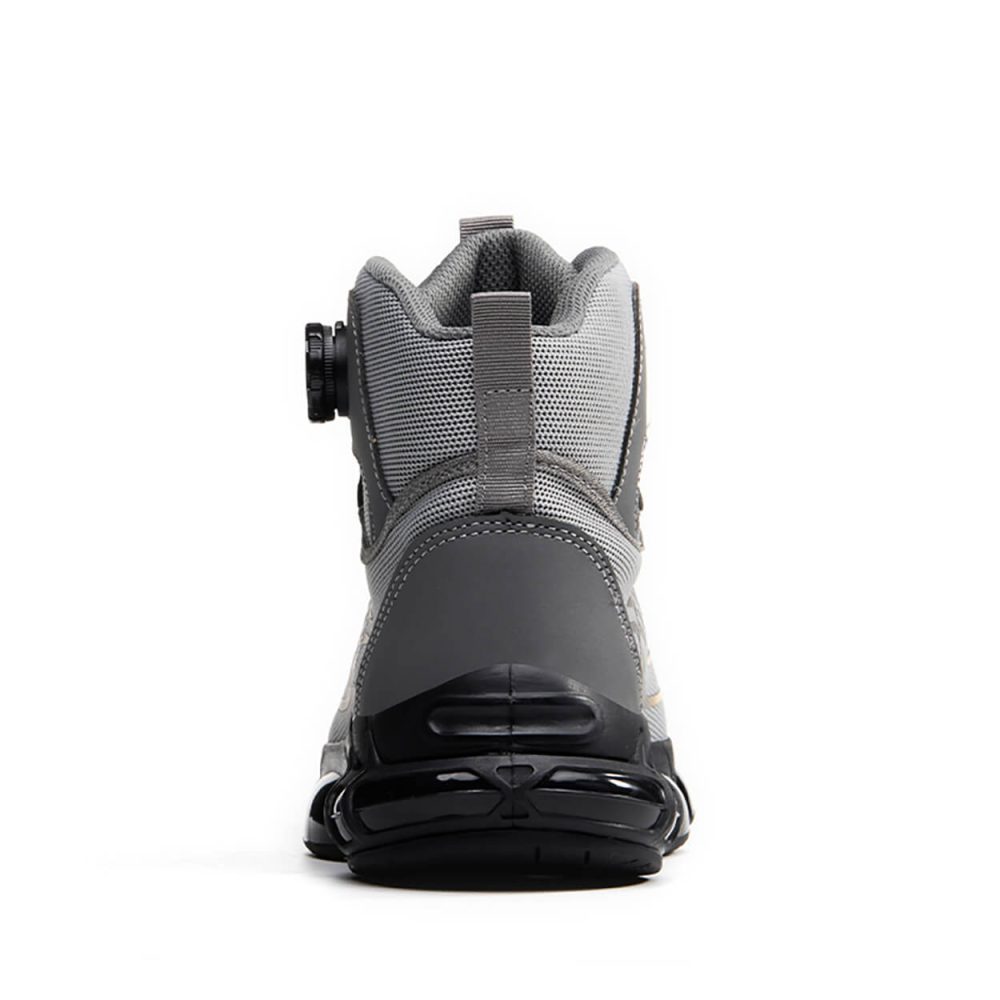 Sidney Comfort High Top Steel Toe Work Shoes Black