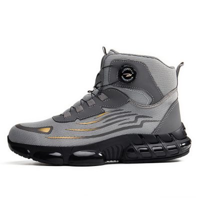 Sidney Comfort High Top Steel Toe Work Shoes Black