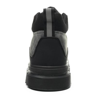 Cheryl 6" Steel Toe Breathable Work Boots Gray Black - Image 6
