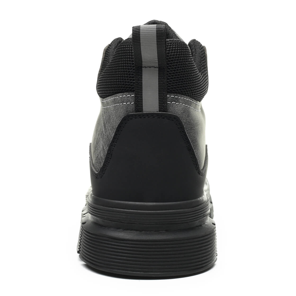 Cheryl 6" Steel Toe Breathable Work Boots Gray Black - Image 6