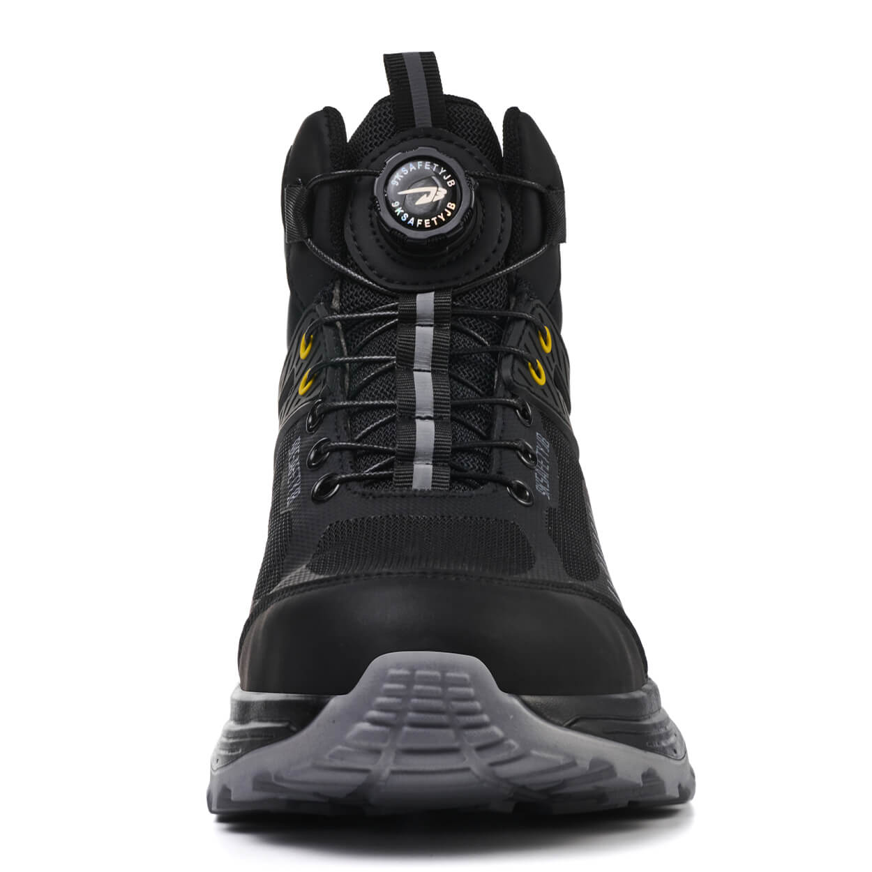 Jerome Non Slip Steel Toe Work Boots Black - Image 5