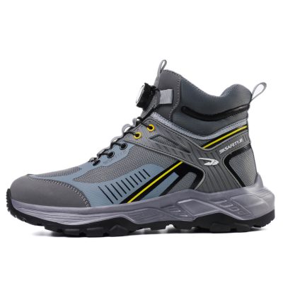 Jonas Non Slip Steel Toe Boots Gray