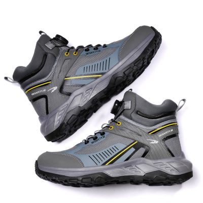 Jonas Non Slip Steel Toe Boots Gray - Image 9