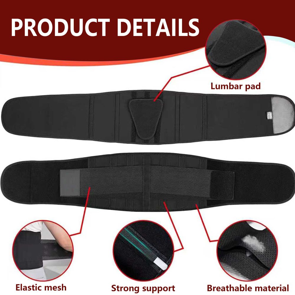 Lower Back Brace with Removable Lumbar Pad - Twinkle Amber®
