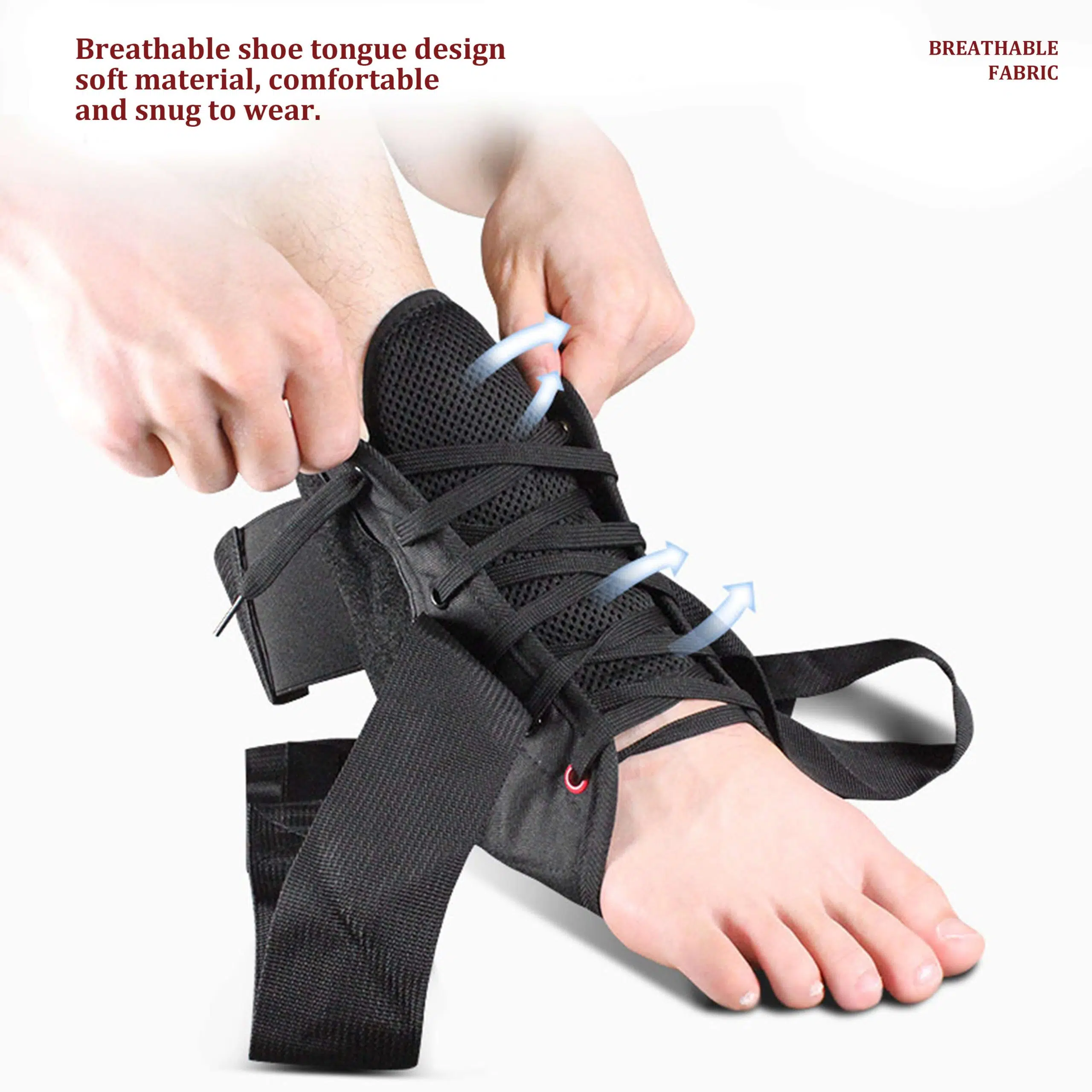 Professional Lace-Up Ankle Brace For Sports Basketball Football - Image 2