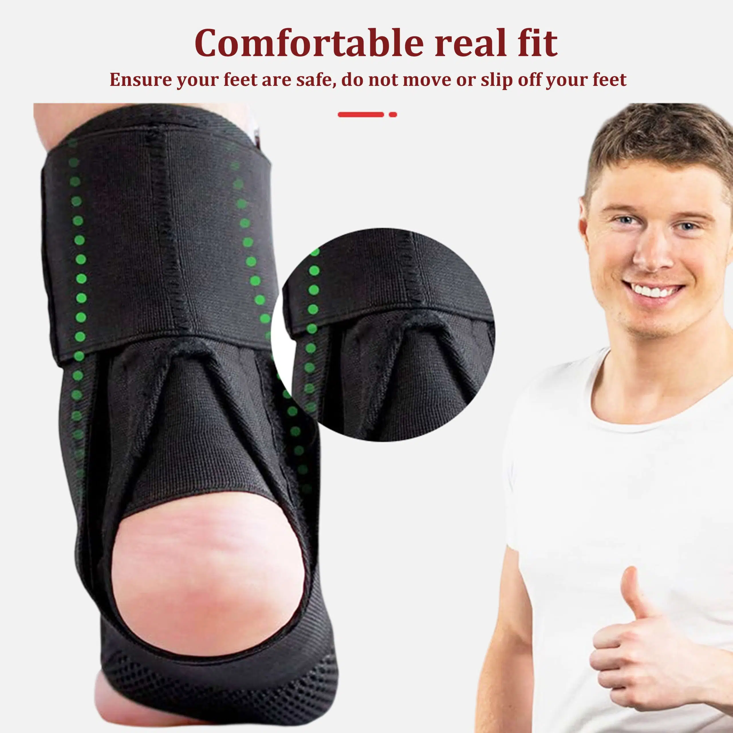 Professional Lace-Up Ankle Brace For Sports Basketball Football - Image 7