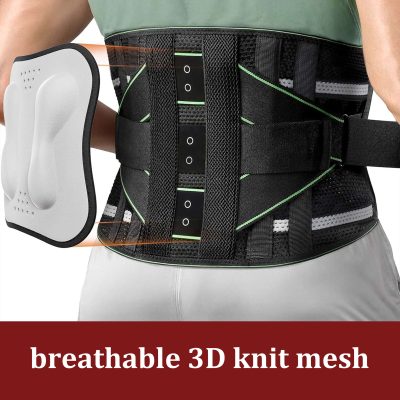 Advanced Lumbar Support Back Brace with 8X Stabilization & Adjustable Compression